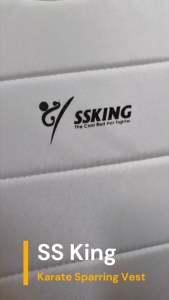 SS King Karate Sparring Vest / Body Protector (Ready Stock)