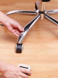 5 ชิ้นล้อคงแผ่นป้องกันพื้นลูกกลิ้งแผ่นรองเท้าเบา (ช่องที่พื้นลูก)