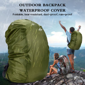 ⚡PH deliveryIn stock⚡Waterproof Adjustable Backpack Rain Cover 35-80L Outdoor Portable Dustproof Cover with Anti-Slip Buckle for Hiking Camping【Outdoor Sports Goods】