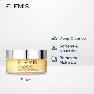 ELEMIS Pro-Collagen Cleansing Balm 100g – Nourishing Balm Cleanser for Deep Cleansing Makeup Removal & Hydrated Glowing Skin