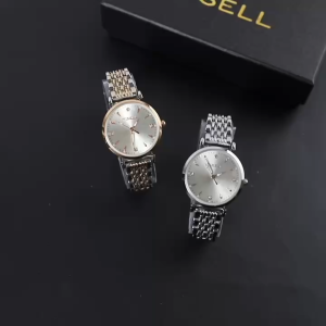 Tisell - Jam Tangan Wanita Tali Stainless Steel Jam Analog Fashion Mewah Tahan Air