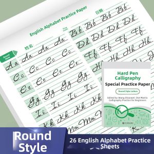 AOOCOO | English Letter Practice Booklet Cursive Capital Lowercase Calligraphy
