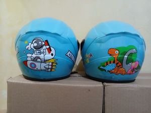 Helm anak cewek cowok lucu 2 - 5 tahun SNI motif karakter