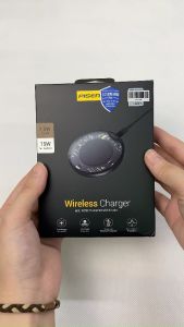 Đế sạc không dây trong suốt PISEN Base Ice Crystal 15W Explorersạc không dây chuẩn Qi công suất 15W Maxsạc nhanh siêu mát thiết kế đẹp - Hàng chính hãng bảo hành 24 tháng