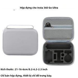 Túi Đựng Cứng Cáp Insta360 Go Ultra PU Túi Xách Du Lịch Di Động Bảo Vệ Máy Ảnh Phụ Kiện Thể Thao & Quay Video Hành Động