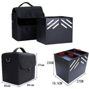 [HCM]Cốp Trang ĐiểmNail Phun Xăm 2 Màu Size nhỏ Chất Liệu Vải Dù Có Quai Đeo Rất Tiện Cho Các Bạn Đi Xe Máy