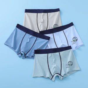 Pure Cotton Teenage Boys Boxer Shorts Development Period Underwear Middle And High School Students Comfortable Breathable Briefs