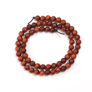 1 strand Natural Burmese Rosewood Beads Prayer Beads Round Loose Spacer Beads For DIY Jewelry Making Accessories