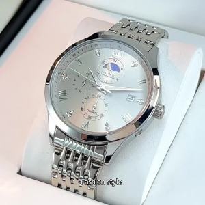 OLEVS | Đồng Hồ Nam OLEVS 2925 Máy Quartz Chức Năng Chronograph Hiển Thị Lịch Tuần Trăng 24 Giờ Dây Thép Không Gỉ Hiển Thị Số La Mã Phát Quang