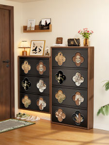 CTYLIGHTZ | Narrow Thin Steel Shoe Cabinet for Small Spaces