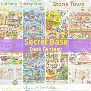 Double Backing Card Cartoon DIY Scene Decorative Stickers