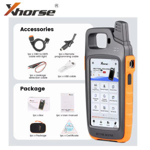 Xhorse VVDI Key Tool Max PRO Combines Key Tool Max and Mini OBD Tool Functions Adds Voltage and Leakage Current Functions
