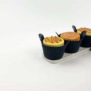 3/4/6Pcs Silicone Egg Poacher Cups Air Fryer Accessories Thickened Baking Cups Microwave Egg Boiler Maker Egg Bite Mold For Oven