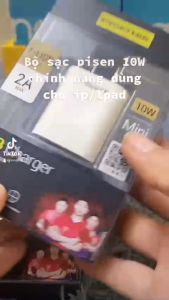 Bộ sạc nhanh Pisne 10W dùng cho iphone ipad - Hàng chính hãng BH 12 tháng