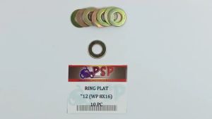 Ring Plat \\\"12 (WP 8 X 16) Harga Per Pak Isi 10 - Reng Plate Pelat Washer Kunci 12 Diameter 8mm x 16