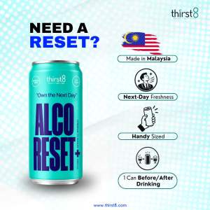 250ml AlcoReset+ Flavoured Drink | Party Pack 24 x 250ml Cans