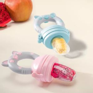 Baby Fruit Food Feeder Safe Silicone Nibbler Toddler Pacifier Newborn Infant Feeding Fake Nipple Soother Feeder