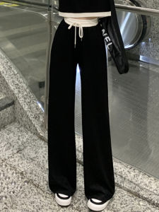 ชุดแฟชั่นฤดูร้อนสำหรับผู้หญิง กางเกงขากว้างสองชิ้น ทรงเข้ารูป เอวสูง แขนสั้น ทรงเข้ารูป ทรงเข้ารูป สไตล์เกาหลี ชุดทำงาน