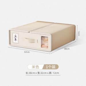 Non-Woven Fabric Clothing Storage Box Bedroom Wardrobe Organizer Simple Style Flip-Cover Structure Universal Space Portable Move