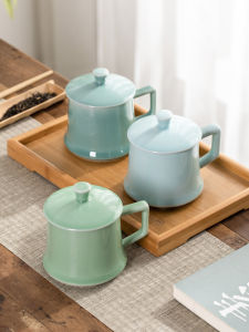 Cốc Trà Gốm Sứ Có Nắp Trang Trí Văn Phòng Cốc Pha Trà Đơn Giản Cốc Cà Phê Hội Nghị Cốc Trà Cốc Trà Cốc Trà Gốm Sứ