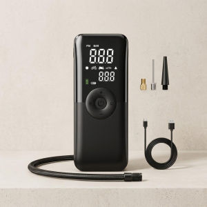 Portable Rechargeable Air Compressor High Pressure Pump Car Motorcycle Bicycle Tire Inflator