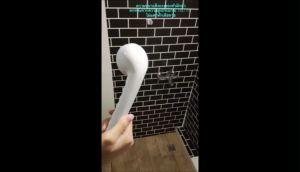 หัวฝักบัวอาบน้ำ รุ่น 113 พลาสติก ABS มาตรฐาน มอก.สามารถใช้กับเครื่องทำน้ำอุ่นได้(Shower Head Can use with water heater)