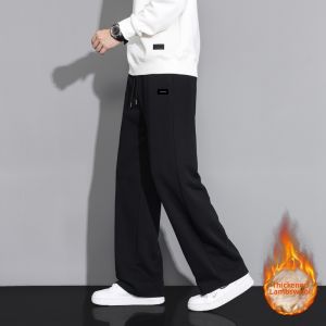 TUCANO | Thick Lamb Fleece Straight Leg Casual Pants for Autumn and Winter
