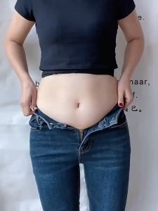 Lam Pure High Waist Abdominal Underpants Female Fake Butt Butt Lifting Pants Hip Pads Belly Belt