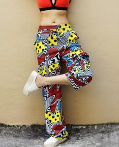 Square Sash Hanging Crotch Pants HITPOP Hip Hop JennyQ Fitness Street Dance/Latin Jazz Ghost Step Dance Sportswear Trousers