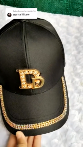 Topi Baseball Pria Wanita R Manik  Kristal Casual Cap Sport Distro Bahan Tebal Premium SH TP30