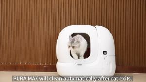 BlackMimi PETKIT Pura Max Automatic Cat Litter Box Self Cleaning Pet Toilet with Safety Features