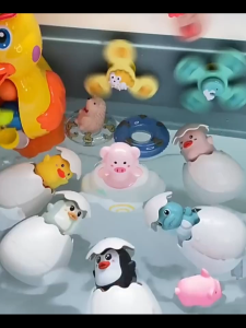 Ducklings Bath Toy with Soft Water Spray Safe for Baby Kids Bathroom Playtime Gift