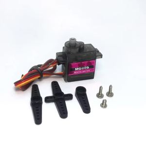 2/4/5/10/20/50PCS MG90S Servo All Metal Gear Micro Servo 180°/360° for RC Helicopter Plane Boat Car Robot Upgraded Version Parts