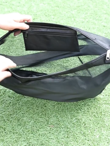 Messenger Sports Large Capacity Mesh Basketball Bag - Ventilated Design for Gym Use Adjustable Shoulder Strap Mudah Dibawa Tahan Lasak