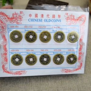 Chinese Copper Coins Traditional Copper Coin Five Emperors Ancient Coins Feng Shui 开光 铜钱 五帝钱 六帝钱 八帝钱 九帝钱 十帝钱