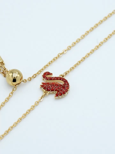 💖Swarovski💖Swarovski Iconic Swan small size red swan diamond bracelet S925 sterling silver womens fashion bracelet hypoallergenic non-allergenic Valentines Day gift birthday gift for girlfriend bestie