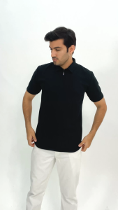 PARAQUE kaos krah polo shirt zipper pria polo katun lengan pendek polo basic simple adem dan nyaman