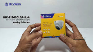 HIVIEW HIK-T1240CLQP-IL-A 2MP INDOOR FIXED TURRET DUAL LIGHT AUDIO CAMERA ANALOG D-SERIES