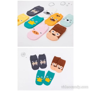 Kaos Kaki Bayi Motif Hewan Anti Slip Socks / Baby Socks / Kaos Kaki Anak Prewalker / Baby Socks