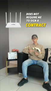 AIRION 4G LTE WiFi Router | No Contract SIM Card Router | Plug & Play Home Internet | RJ45 LAN | Type-C Power