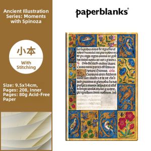 Paperblanks | Portable Note-taking Diary Notebook with Ancient Illustration Series Spinolas Moment Soft Cover