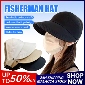 Womens Fisherman Cap Half Empty Top High Ponytail Mask Hanging Sun Hat Sunscreen Hat Summer Baseball Cap