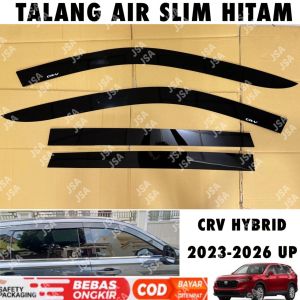 Talang Air Honda Crv Hybrid Turbo 2023 2024 2025 Side Visor Slim Hitam .