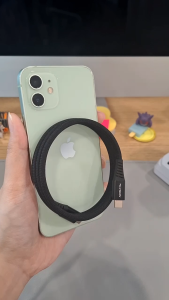 Airbot Magnetic Fast Charging Cable CTC60 | Magnetic Link Charging Cable 60W Type-C to Type-C Wire Data PD Cable Ultra Fast Charging For Android