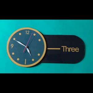 Jam Dinding Kayu Aesthetic Jam Minimalis Elegan