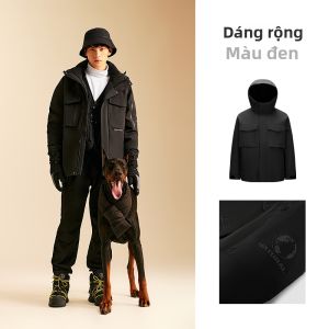 Semir | Áo Khoác Dù Nam Chống Thấm Nước Chống Gió 90% Lông Vịt