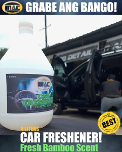 WiiZE Car & Home Air Freshener – Fresh Bamboo Scent Odor Eliminator Fresh Fragrance & Water Based