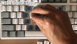 100PCS Mechanical Keyboard Switch 3pin Thin Pins DIY Replacement Mx Switches For Gaming Typing Use