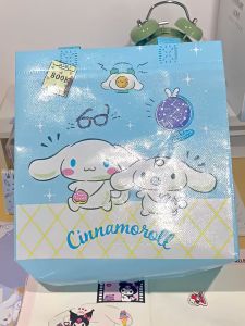 METECH Cartoon Sanrio non-woven Handbag Kuromi Melody Packing Bag Reusable student tote bag Gift Bag
