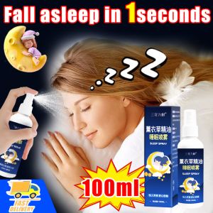 8 hours of Deep Sleep Lavender Sleeping Spray fast sleep strong 100ML Pillow Mist spray Smell helps you sleep Ubat tidur Specialized in treating insomnia Sleeping pill Spray tidur spray floral  睡眠喷雾